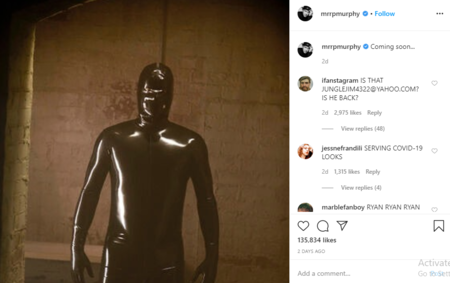 'American Horror Story' producer Ryan Murphy hints at the revival of the Rubber Man.
